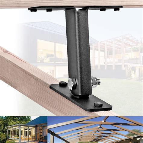 metal roof riser brackets|patio roof attached to house.